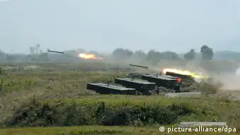Raketen-Abschuss-Training in Nordkorea