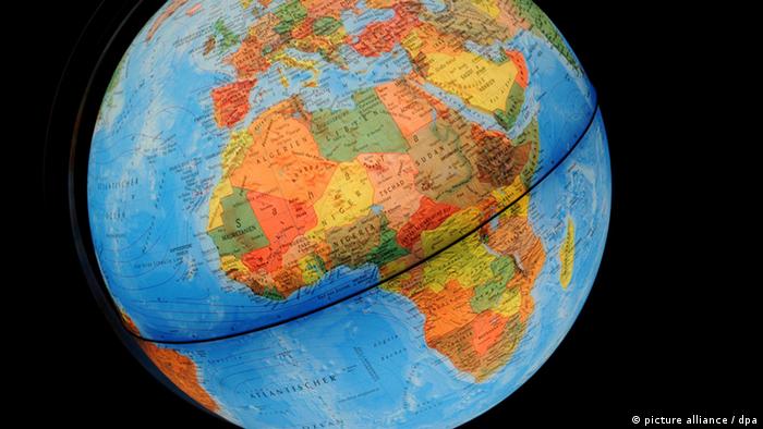 Weltkugel Globus Afrika