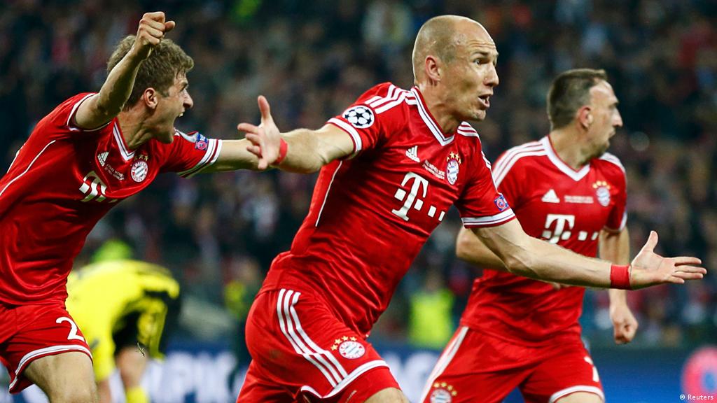 Bayern Munich Win Champions League Beating Dortmund 2 1 News Dw 25 05 13