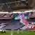 Die Bayern-Fans zeigen eine Kurven-Choreographie in Wembley (Foto: imago/Ulmer)