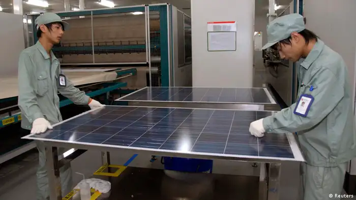 China Solarpanels Produktion Archiv 2009