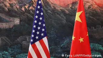 USA China Flaggen