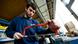 Spanish apprentice at the workbench Spanish apprentice at the workbench