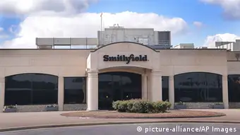 This photo taken Wednesday, May 29, 2013 shows the Smithfield Foods pork processor plant in Kinston, N.C. which has been sold to Chinese meat processor Shuanghui International Holdings Ltd. (AP Photo/Kinston Free Press, Zach Frailey)