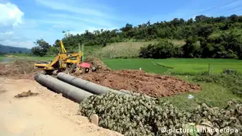 Myanmar China Gas-Pipeline