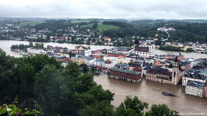 Hochwasser Flut Bayern Passau 