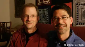 John Lewis und Stuart Gaffney Stichwort: Homoehe in San Francisco Copyright: Gero Schließ, DW, Mai 2013