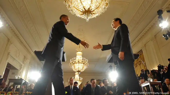 China USA Gipfeltreffen Barack Obama und Hu Jintao 