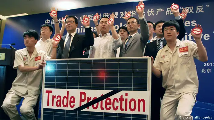 Konflikt um Strafzölle für chinesische Solartechnik