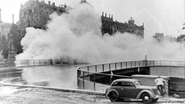 Взрыв Городского дворца, Берлин, 1950 г.