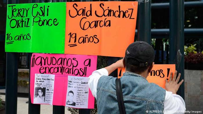 Mexiko Drogenkrieg vermisste Kinder