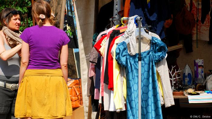 Deutschland entdecken Flohmarkt Berlin Raw