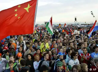 中国青年教徒通过非正式渠道参加了不久前在德国举行的天主教世界青年节