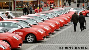 Flinkster heißt das Carsharing-Angebot der Deutschen Bahn Foto: dpa