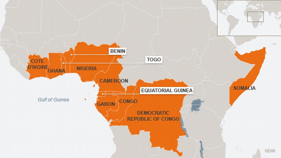 Gulf Of Guinea In World Map Why Is Piracy Increasing On The Gulf Of Guinea? | Africa | Dw | 21.02.2021