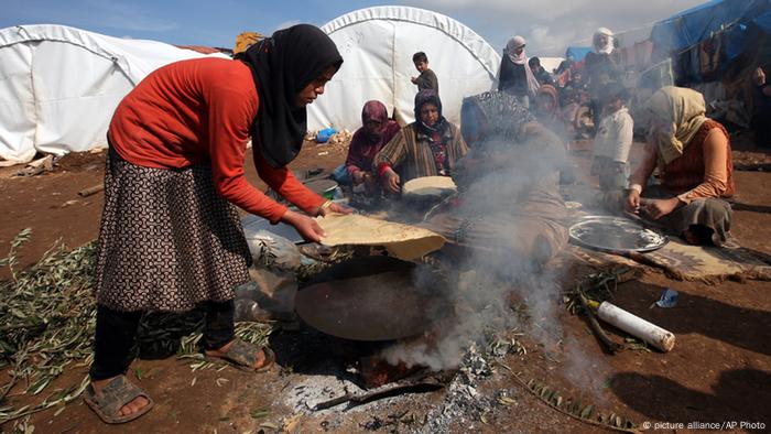 Ein Flüchtlingscamp in der syrischen Provinz Idlib in der Nähe der Grenze zur Türkei (Foto: picture alliance/ AP Photo)