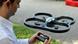 man flies quadcopter man flies quadcopter