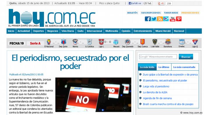 El Diario Hoy, de Ecuador.