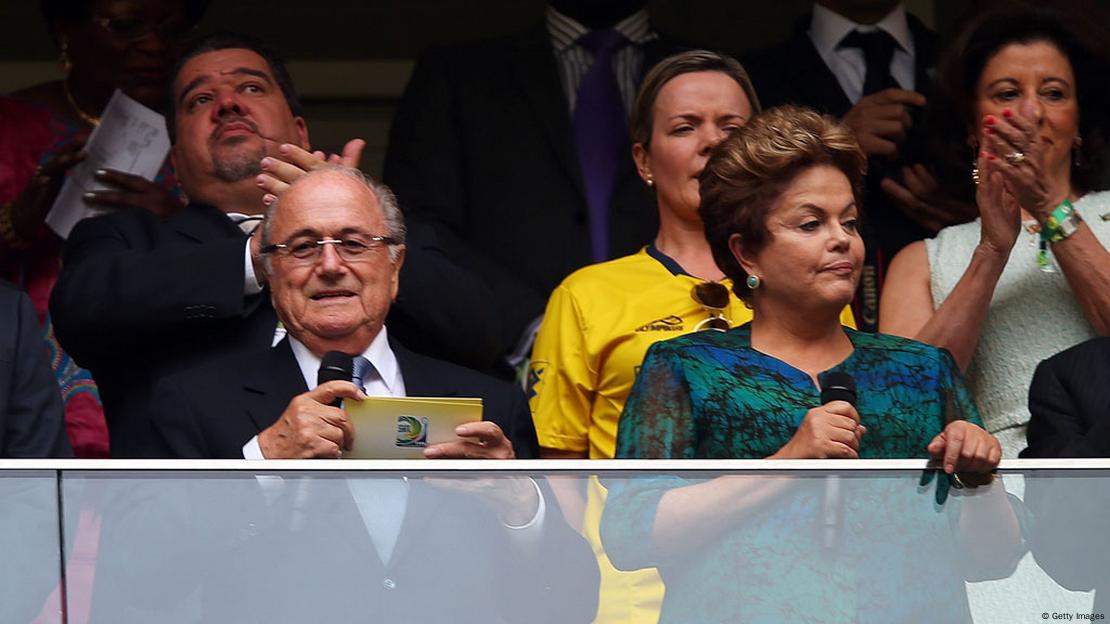 Sepp Blatter e Dilma Rousseff Sepp Blatter e Dilma Rousseff