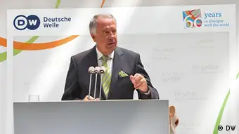 Kulturstaatsminister Bernd Neumann würdigt das 60-jährige Bestehen der DW