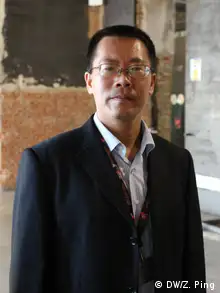 1 Teilnehmer, chinesischer Rechtsanwalt Teng Biao Copyright. DW/Zhang Ping