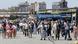 ISTANBUL, Turkey - Demonstrators stand in silence in Taksim Square, June 19, 2013. (Kyodo) ISTANBUL, Turkey - Demonstrators stand in silence in Taksim Square, June 19, 2013. (Kyodo)