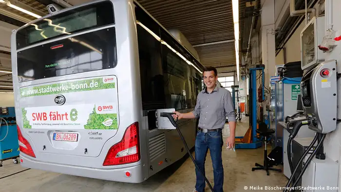 SWB testet einen BYD E-Mobility-Bus