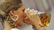 Woman at Oktoberfest with beer Woman at Oktoberfest with beer