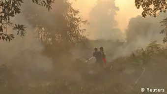 Indonesien Waldbrände Riau Provinz 20.06.2013