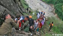 Indien Überschwemmungen Uttarakhand 17.06.2013