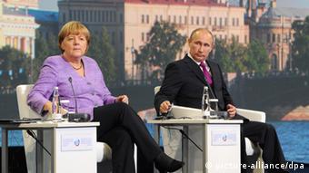 Merkel und Putin in St. Petersburg 21.06.2013