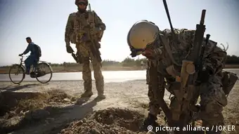 Bundeswehreinsatztruppe auf Minensuche in Nordafghanistan. Kunduz Kundus Qhunduz, Afghanistan, 21.10.2012