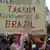 Beschreibung: Demo in Köln heute (22/06/2013) von Brasilianern als Unterstützung für die Demos, die gerade in Brasilien passieren. Copyright aller Bilder: Francis França/DW Zulieferer: Fernando Caulyt Santos Da Silva