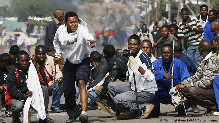 Bildergalerie Mandela Südafrika Unruhen Ausländerfeindlichkeit 2008