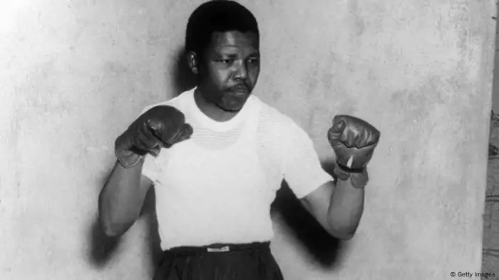 Südafrika Nelson Mandela als Boxer 1950
