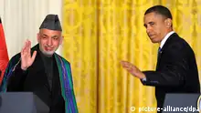 أوباما وكرزاي يعلنان دعمهما المشترك لمساعي السلام مع طالبان