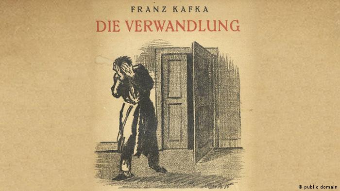 Historisches Cover von 1916 Franz Kafka Die Verwandlung
(Copyright: public domain)
