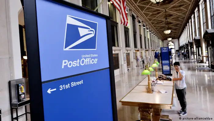 USA Post USPS Briefverkehr Kontrolle Registrierung