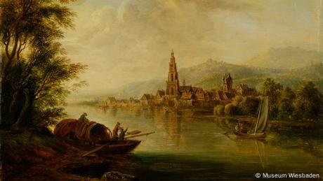 Christian Georg Schütz der Ältere, Ansicht von Eltville, 1774, Museum Wiesbaden