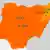 Map Nigeria Borno State, Maiduguri, Abuja