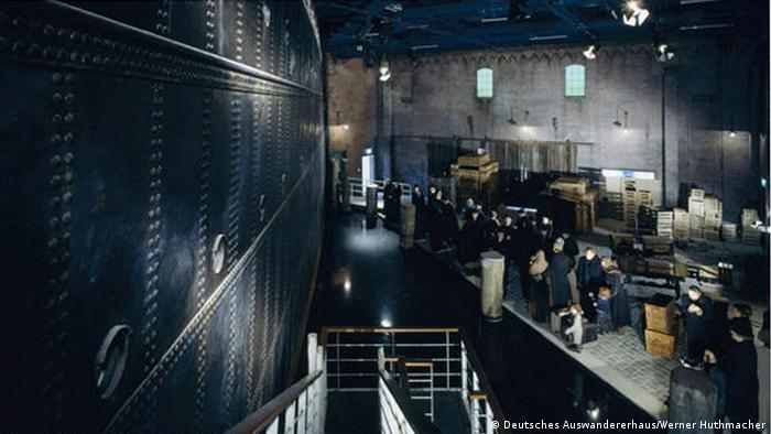 Инсталляция в бремерхафенском Музее эмиграции