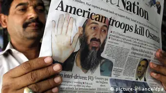Osama bin Laden Zeitung Nachricht Zeitungsartikel