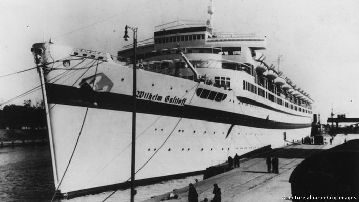Das KdF-Schiff Wilhelm Gustloff im Hafen.- Foto, um 1938. (Foto: pixel)