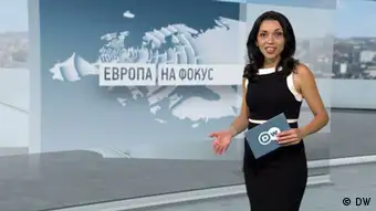 TV-Sendung Evropa na fokus Darya Popova-Witzel.
