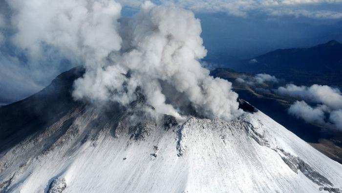 Mexiko Vulkan Popocatepetl 10. Juli 2013