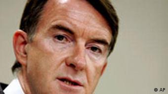 Peter Mandelson Textilhandel China