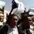 Journalisten protestieren in Ägypten gegen einen Polizeieinsatz (Foto: dpa)