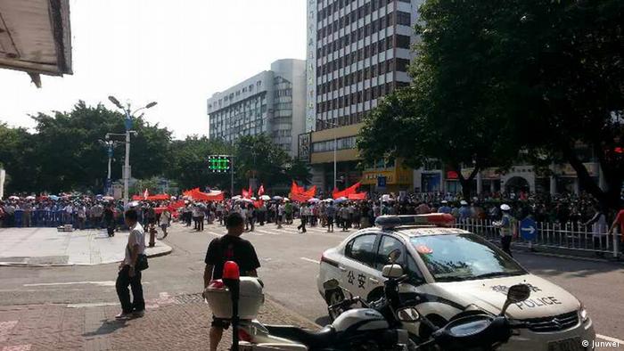 Proteste in Jiangmen
