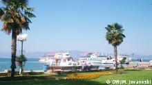 Schiffe im Hafen 3. Juli 2013, Ohrid, Mazedonien zugeliefert von: Aleksandra Trajkovska copyright: DW/Milco Jovanoski