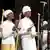 Auf dem Bild: Der Saint Yared Choir aus Äthiopien während der Romanischen nacht am 12.7.2013 in St. Maria Kapitol in Köln. Foto: Azeb Tadesse Hahn / DW